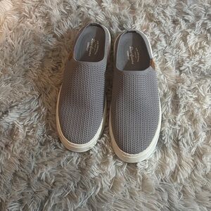 Dearfoams Gray Slip-On Sneakers